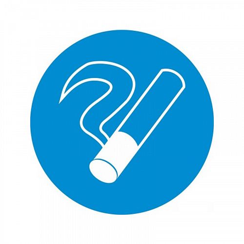 Предписывающий знак безопасности М15. &amp;quot;Курить здесь&amp;quot;