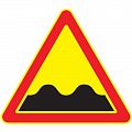 Временный знак 1.16 &amp;quot;Неровная дорога&amp;quot;
